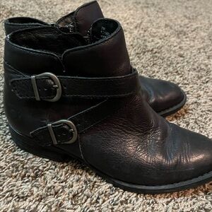 Born leather booties